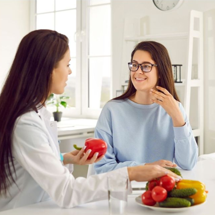 Fruit choices - peppers, cucumbers