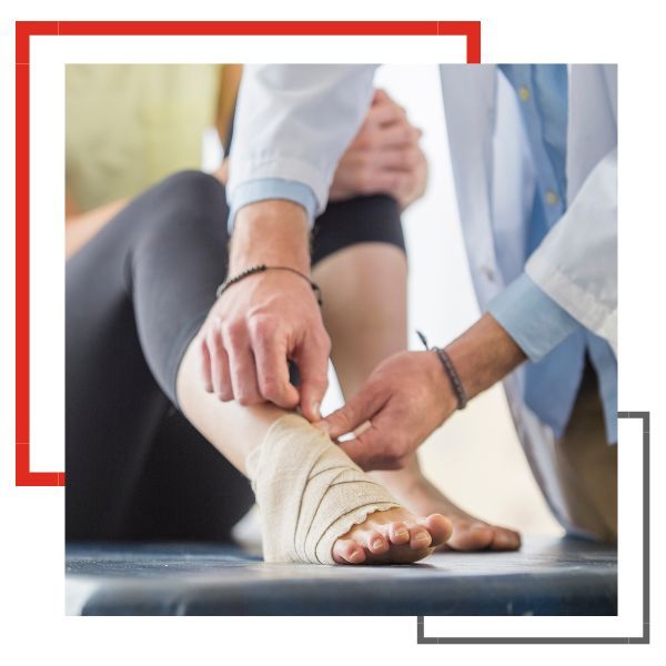 Broken foot - custom graphic